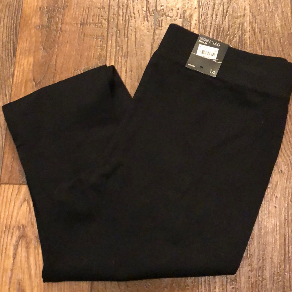 Inc black skinny leggings